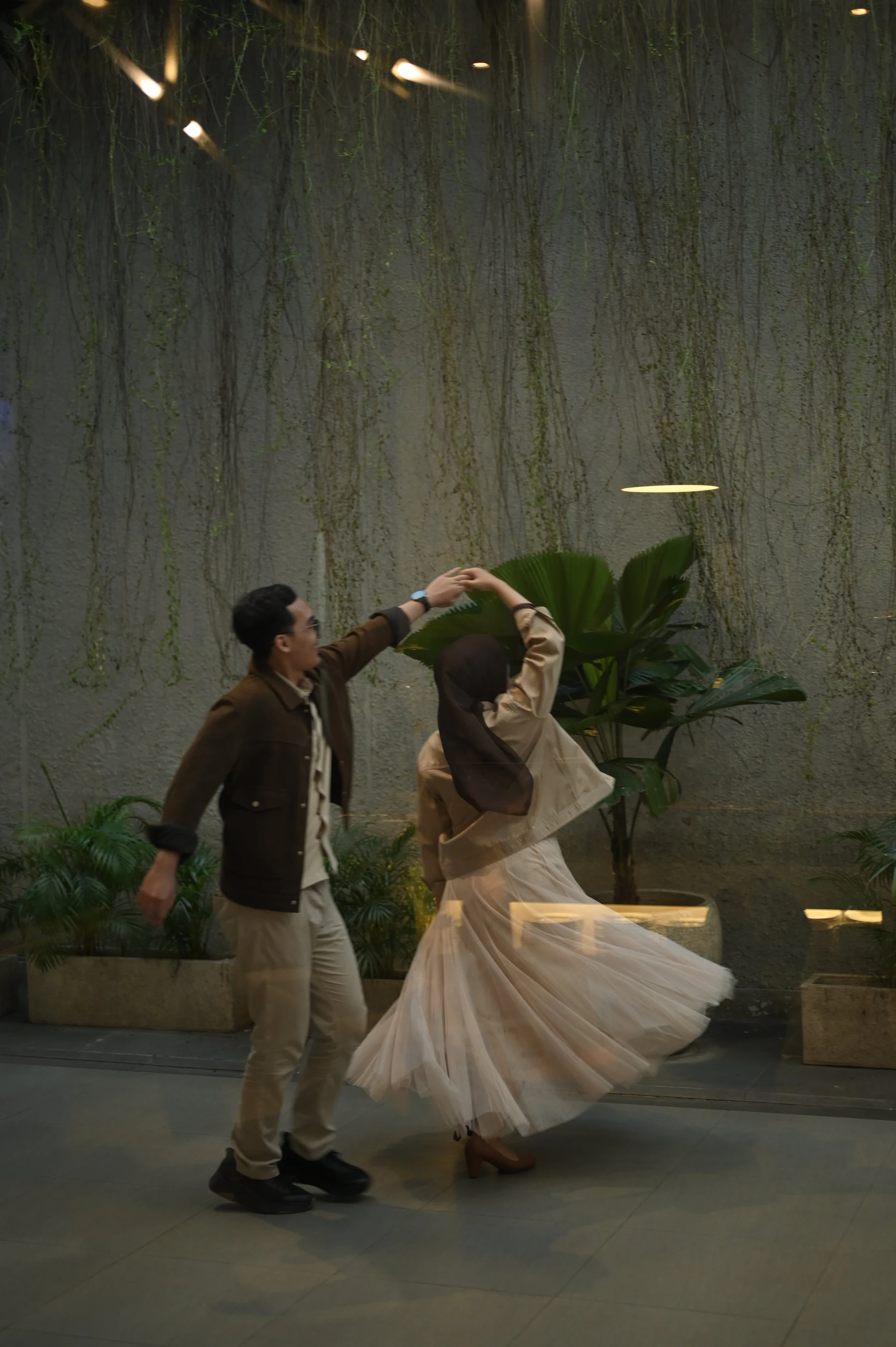 Hanny and Athalla dancing